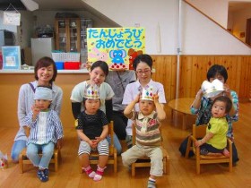 ～５月生まれのお友だち「おめでとう！」～